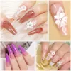 Conjunto profissional de unhas de acrílico Conjunto de glitter decoração líquida de cristal Dicas para iniciantes 240416