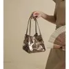 Small Group Portable Woven Bag for Women 2023, New Minimalist Bucket Bag, High-end Wing Underarm Shoulder