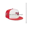 Ball Caps Est Designer Snapbacks Regulowane czapki Baseball Flat Letter Hat Monted All TEM Logo Haft Football Mesh zamknięta Outo Dhcvv