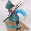 Action Toy Figures New 17cm Integrated Animated Character Roronoa Zoro Sanji Action Character PVC Series Cartoon Model Doll Present Toy Decoration Y240415