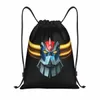 ufo Robot Grendizer Goldorak Drawstring Bag Men Women Portable Gym Sports Sackpack Mazinger Z Training Storage Backpacks w5tH#