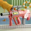 Gun Toys Aug P90 Gun de água elétrica de alta velocidade Auto novo verão de entretenimento de reboque para crianças adultas para crianças piscina de brinquedo AC136 240416