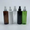 Förvaringsflaskor Multicolor 200 ml x 30 tom husdjur platt axel spray flaska rese liten plastbehållare med dimsprutning för mjukgörande