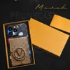 Красивые чехлы для телефонов iPhone 15 14 Pro Max Luxury Mirro Lu Camera Protect Кожаная карта Кошелька Кошелька Привет качество 18 17 16 15pro 14pro 13pro 13 12 Designer Case с логотипом коробкой