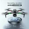 Drones Hot M1S RC Drone 4k Three HD Camera Obstacles Évitement de la photographie aérienne Motor sans balais RC Foldable RC Quadcopter 24416