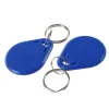 Anneaux 100pcs 13.56 MHz IC M1 Keyfobs Tags d'accès Système de contrôle du système RFID CLIE CARDER CARTE TOKEN PLANGE