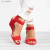 Sandales 2024 Nouvelles chaussures de boucle de mode pour femmes d'été