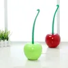 Red Toilet brush toilet holder bathroom accessories Creative Lovely Cherry Shape Lavatory Brush Toilet Brush Holder Set 240416