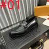 Top Fashion Punted Designer Designer Dress Shoes for Men Malili scivolano su calzature formali che goffano in pelle per la festa 38-45