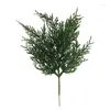 Decorative Flowers Christmas Plastic Red Pine Branches Simulated Nut Cuttings El Interior Decoration Props