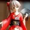 Actie speelgoedcijfers Japan 13 cm yosuga no sora figuur pvc actie anime collectie randapparatuur poppenmodel speelgoed kimono sora figuur voor kind cadeau y240416