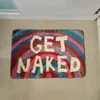 Regenboog Get Naked Bath Mat Zacht getuft badkamer Tapijten Bad Mat Entrance Landmacht Woonkamer Apartement Huisdecoratie Tapijt 240416