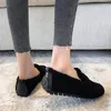 Casual Shoes 2024 Women Winter Warm Outdoor Plush Design Luxury Lambswool Loafers Cotton Comfy Curly Sheep Fur Flats