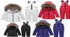 Kids Boys and Girls Toddler Snowsuit Snowsuit Puffer Burt Hooded Down Jacket Coat Outfits3306254