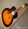 new whole left handed SJ200 Acoustic guitar Vintage Sunburst Acoustic Guitar 6 strings Guitar8077095