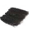 Kinky 3 Bundles Unprocessed Indian Curly Virgin Human Hair Extensions Gaga Queen