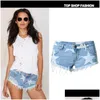 Shorts Women Women S Y Mini Short Jean Summer Curto Star Print Tassel Beach Denim Vacation Club Irregar Pantaloncini 230720 Drop de DH8KW