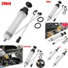 2024 500Ml Car Brake Fluid Extractor Oil Change Syringe Bottle Transfer Manual Fuel Suction Filler Evacuator Pump Auto Dispenser Tool