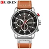 Curren Fashion Date Quartz Men Watches Top Brand Luxo Relógio Masculino Cronógrafo Esporte Masculino Vestir Hodinky Relogio Masculino