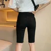 Jeans pour femmes short denim de taille élevée d'été pour femmes skinny courte coréenne Fashion décontractée Biker 2024