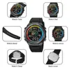 Нарученные часы Skmei Sport Compass Electronic Watch for Men Fashion Водонепроницаемый светодиодный дисплей Digital Mens военный 2209 Reloj Hombre