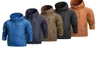 Chaqueta entera al aire libre hombres impermeables chaqueta suave a prueba de viento chaquetas transpirables para senderismo para campamentos para acampar con capucha con lluvia A01232788770