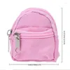 Клавки 1pc Mini рюкзак для ключей для ключей милый Zipper Schoolbag Keyring для девочек Кошелек монеты подвесной кукольный пакет кукла Доктор