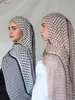 Elegant Muslim Chiffon Fabric Muslim Scarf Turkish Dubai female Islamic Headscarf wy1993 dropship 240402
