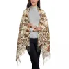 Scarves Warm Soft Scarf Winter Abstract Print Shawls And Wrap Snake Skin Design Bufanda Mujer Men Women Fashion Large