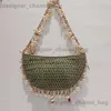 トートズ2023春/夏新しい汎用性Zhen Zhuhai Luocao Woven Bag Handheld Bag Woven Bage Vacate Womens Bag Tide T240416