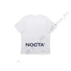 T-shirts nocta masculins US Drakes Co Coffre de marque Small Sports Round Cou Col à manches courtes T-shirt High Street Rap lâche 754