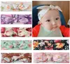 Baby Floral Headband 7 Colors Gedrukt Bunny Bowtie Haarbanden Infant Baby Little Flower Headwar Kids Boutique Hair Accessories 06744639