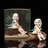 Figuras de brinquedo de ação 13 cm genshin impacto nahida anime figura sentado kawaii menina pvc Ação adulta Ação Figura Coleção de desktop Modelo de brinquedo presente y240415