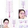 NIEUW 8PCS Shaper Make -up verzorging stencilkit Diy Template herbruikbaar 8 In1 wenkbrauwvorming