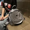 Torby wieczorowe Modny plecak z diamentowymi cekinami, podróżującą wodoodporną i wysokiej klasy, biznesową torbę dla kobiet w małej torbie szkolnej, duża pojemność