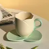 Керамические кофейные кружки с керамической кофейной кружкой с чашкой для друзей семьи