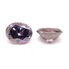 Loose Diamonds Moissanite Oval 7x9mm 2ct Royal Purple Color VVS Grade Gems For Jewelry Making