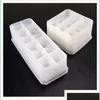 Formar DIY Epoxy Storage Box Sile Mold 9 12 Grid Rec Boxes Case Harts Jewely Accessories Holder Making Drop Delivery Jewely Dhgarden DHE56