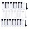 Opslagflessen 30 stks 1-3 ml Lege parfummonster Mini-glasrichtbare flaconcontainers voor etherische olie-geur en vloeistof