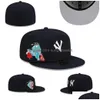 Ball Caps dopasowane czapki baseball męski projektant czapki wszystkie drużyny logo bawełniane haft haftowy cap snapbacks street na świeżym powietrzu rozmiary sportu mixe dhr8e