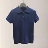 Ralp Laurens Polo Designer Strickwege RL Top -Qualität Luxus Mode Polo Hals Strick Hemd Kleines Pferd Emblem bestickter Flipkragen Twisted Blume Kurzarm