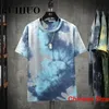 Tiedye casual grappig t -shirt voor mannen kleding Koreaanse streetwear in shirts man maat 5xl zomeraankomsten 240412