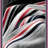 サマーバックリボンストライプピュアコットン短袖Tシャツトレンディメンズカップルトレンディポロシャツフリップカラートレンディブランド