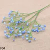 Dekorativa blommor 2/3/5st 90heads 52 cm Babysbreath Artificial Fake Branch Plastic Gypsophila Diy Floral Buquets For Home Wedding Decora