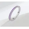 Cluster anneaux 2024 Choucong Brand Wedding Simple Fashion Jewelry 925 Sterling Silver Fill Zircon CZ Diamond Women Gift