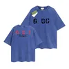Męskie projektant koszulki letnia gu koszulki luksusowa marka vintage retro umyte tee męskie damskie krótkie rękawie Hip Hop streetwear szorty Ubrania Ubrania G-76