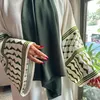 Ethnische Kleidung Frauen Leinen Stickerei Offen Kimono Abaya Dubai Luxus 2024 Islam Muslim Kaftan bescheidenes Kleid Kebaya Maxi Robe Femme Musulmane