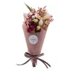 Fiori decorativi piccoli bouquet essiccato per regalo di nozze scrivania naturale home office decorazione per la festa dei rossetti PO