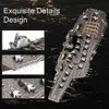 Puzzle 3d kit di costruzione modello di modelli in 3D CNS Fujian Battleship 3D puzzle metallici set fai da te set cerebrale giocattoli per il cerebrali Giochi natalizi Y240415