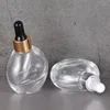 Storage Bottles 140pcs Clear 30ml Dropper Essential Oil Serum Bottle Skincare Beauty Cosmetic Packaging Container
